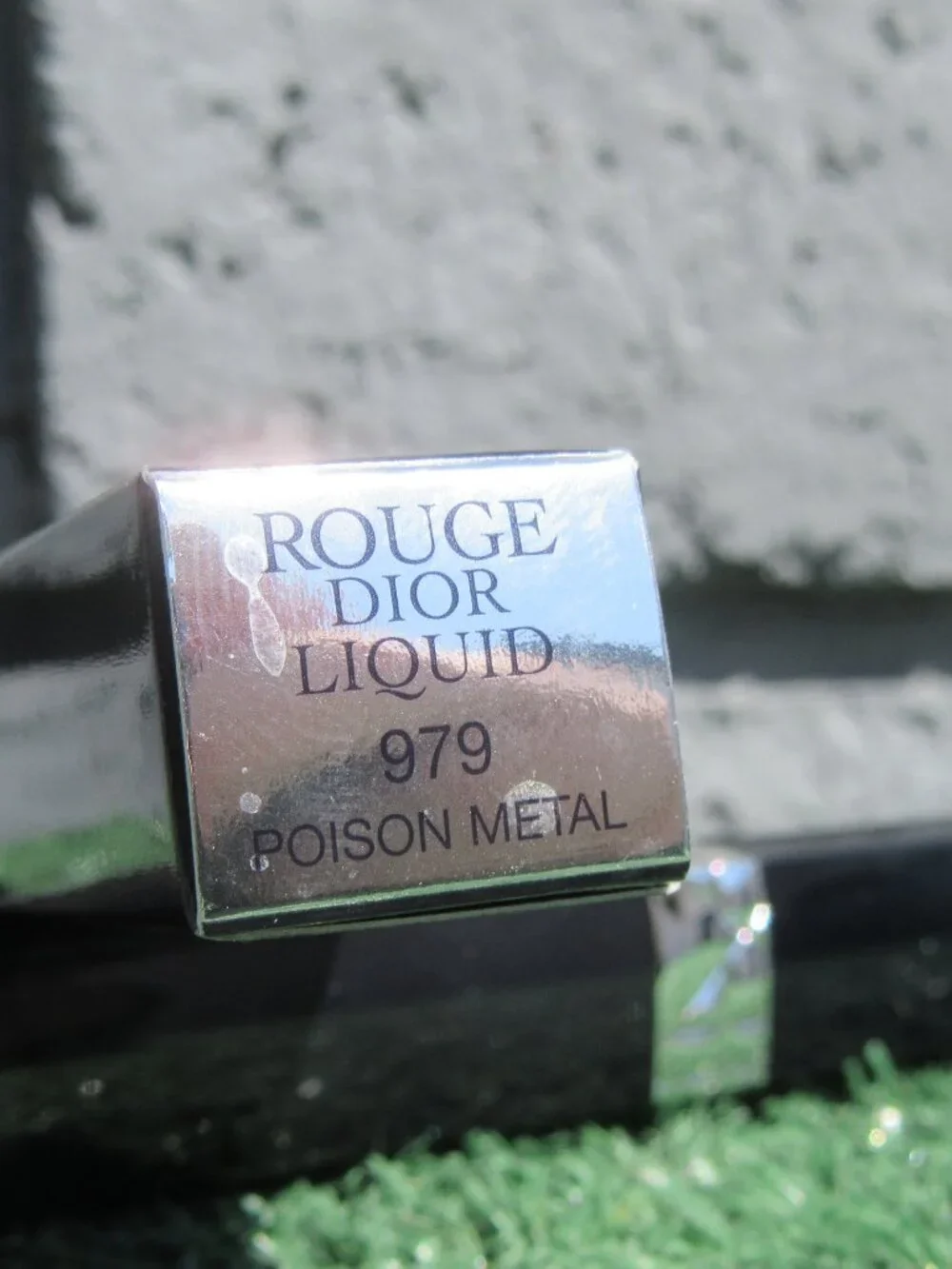 Brand New Christian Dior Rouge Liquid Lip Stain 979 Poison Metal .20 fl oz
